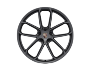 Jante avant en alliage GT Design de 22 pouces, couleur Vesuvius Grey. Porsche 9YA / 9YB Cayenne - 9Y3601025APOU9, 9Y3601025BAOU9